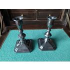 Пара подсвечников серебрение