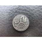 Бельгия 1 франк, 1990. С 20 копеек. Распродажа коллекции. Смотрите другие лоты.