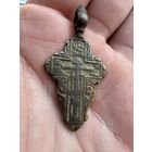 Крестик нательный старинный "Лепесток"