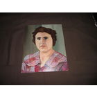 Картина Портрет женщины маслом на картоне,авторская.70-е г.С рубля.