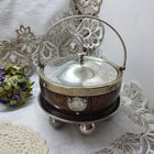 Серебряная подставка с 1 рубля / мармит под заварник / клош