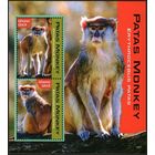 2016 Гана 4775-4776/B598 Фауна - Обезьяны 12,00 евро