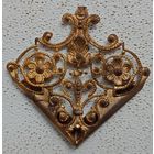 Уголок от книги в позолоте старинный