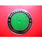 Прикольная накладка. Вице король охоты. Можно использовать как эмблему на авто. Бронза, эмаль.