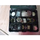 Лот часовых запчастей, часов наручных