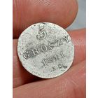 5 грошей 1811 ,I.S,перечекан с 1/24 талера