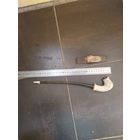 Старинная трубка 18в. Галандский тип рабочая. Коп.+ реставрация. Марёный дуб.