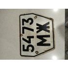 Номерной знак авто для коллекции СССР