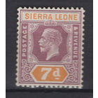 1921 Сьерра Леоне ** 7d, Георг V (SG 140)