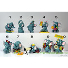 Полная коллекционная серия фигурок от киндер-сюрприз _"СЛОНЫ НА ПЛЯЖЕ"_Elefantao (1997)_!