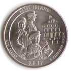 25 центов 2017 г. Парк=39 Национальный монумент  острова Эллис Нью-Джерси Двор P _состояние UNC