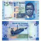 Гана 5 седи образца 2017 года UNC p43 серия АВ