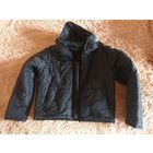 Куртка короткая на зиму с капюшоном 50 рр полиэстер