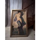 Картина красивая женщина 70 на 120 см