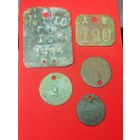 Жетоны, накладки, жетон увольнения (!?) и др. С рубля, без м. ц. См. др. мои лоты.