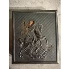 Икона Серебро 84 пробы - Георгий Победоносец. Распродажа коллекции!!!