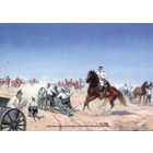 Почтовая карточка "Действие морской батареи лейтенанта Шемана. 1880 год"