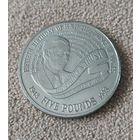 Великобритания 5 фунтов, 1998 50 лет принцу Чарльзу aUNC