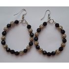 Крупные серьги. Круги. Шарики