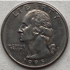 США 25 центов (квотер) 1995 г. D
