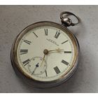 Серебряные карманные часы 110 грамм на ходу