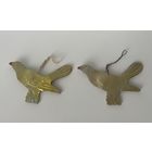 Елочная игрушка картонаж птица СССР
