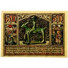 РАСПРОДАЖА!!! - ГЕРМАНИЯ КВЕРФУРТ (САКСОНИЯ-АНХАЛЬТ) 50 пфеннигов 1921 год - "первый сюжет" - UNC!