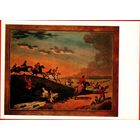 СССР Открытка Роуландсон 1983 Охота охотник лошадь живопись чистая