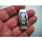 Нож-брелок из СССР  ЛИЛИЯ 3и эмали.