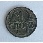 1 грош 1925  Польша Rzeczpospolita Polska 1 grosz 1925