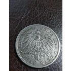 5 марок Пруссия 1893 год.