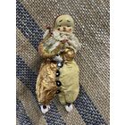 Ёлочная ватная игрушка клоун