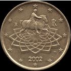 Италия 50 евроцентов 2002 г. КМ#215 (14-12)