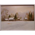 Картина маслом "Зима"