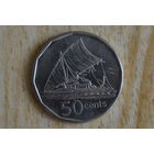 Фиджи 50 центов 2009 с 1 руб