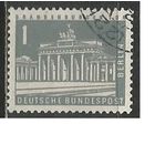 Западный Берлин. Бранденбургские ворота. 1957г. Mi#140.