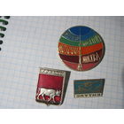 Три значка/7 с рубля!