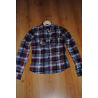 Супер-Модная женская рубашка-из цветного стрейчевого джинса-молодёжной фирмы-NUNA LIE-размер-40/42-44-(S/M)!