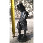 Статуэтка чугунная Школьница, Касли