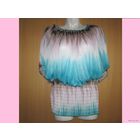 СНИЖЕНА ЦЕНА! Полупрозрачная шифоновая блузка-медузка) Очень красивая! р.44-48