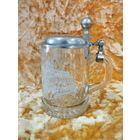 Кружка пивная с крышкой, объем 0,5 л. Original Bierzug, Германия