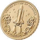 США 1 доллар, 2025 D Флорида Мыс Канаверал UNC