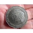 Австралия. 50 центов, 1981 Свадьба Принца Чарльза и Леди Дианы. С 20 копеек. Распродажа коллекции. Смотрите другие лоты.