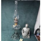 Старт с 1 Рубля !!! Большая 50см СССР Стеклянная Лампа Керосиновая рабочая Производство Могилев  !!!