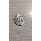50 центов США 1969 год серебро