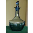 Графин синее стекло  ( все целое )