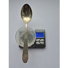 Чайная ложка, в блеске, ЛЮ2 (Ленинградская ювелирная фабрика, 1962 года). Вес 25,55 грамм. Серебро 875, звезда. Не чищена. 9