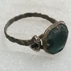 Перстень старинный со вставкой  (12)