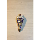 Знак "Инструктор-парашютист", времён СССР, тяжёлый металл, эмаль целая, не ношенный..