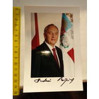 Европейский политик, автограф 15Х10 см